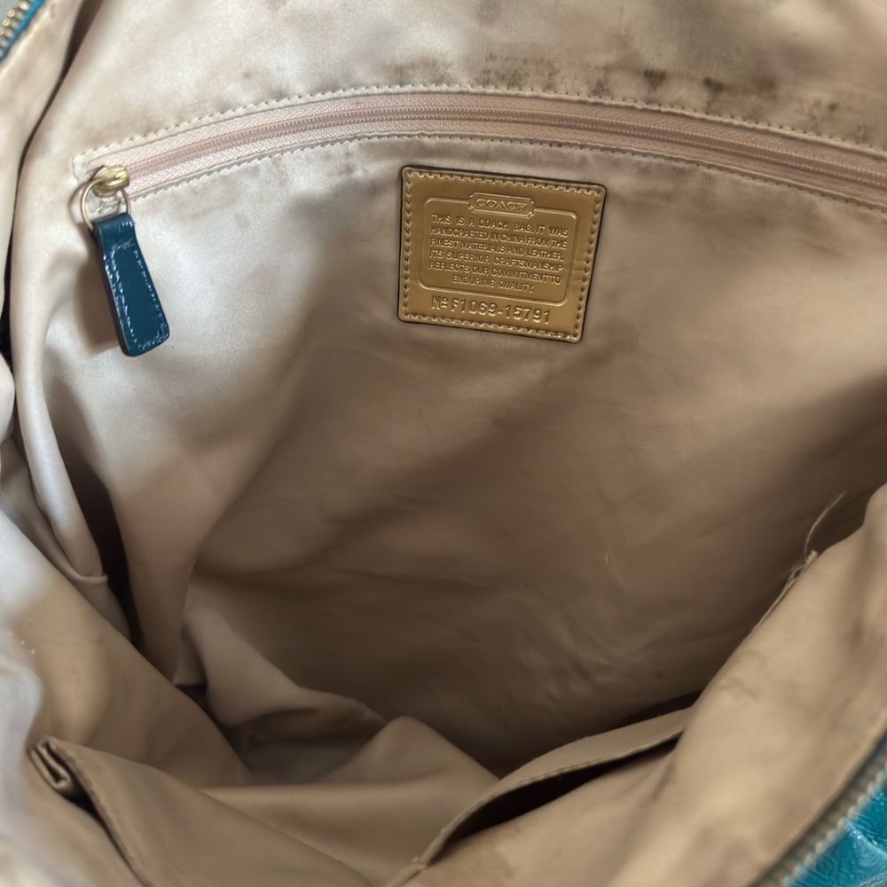Coach Poppy Leather Tote - Picture 11 of 13